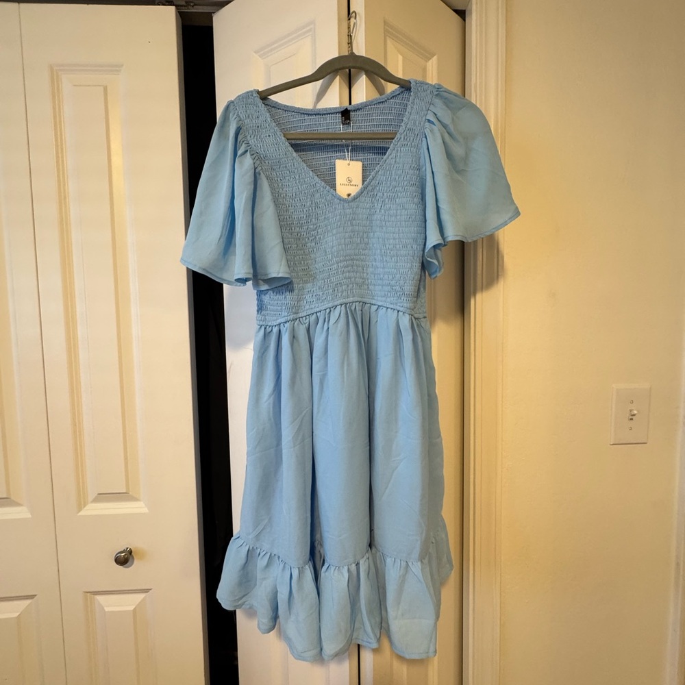 Light Blue Kids Dress